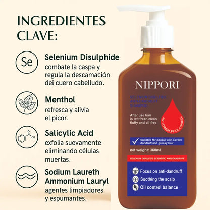 Shampoo Anticaspa Nippori® + ENVÍO GRATIS