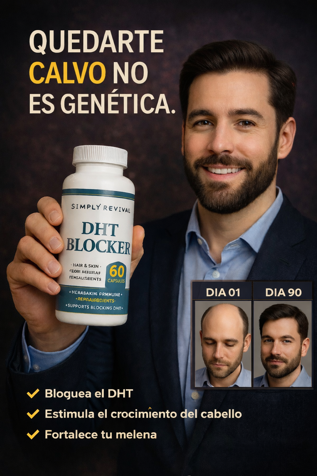 Block-DHT®: Recupera tu cabello en 8 semanas