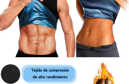 🎁Promoción del 50%🎁 Camiseta Faja Efecto Sauna: Para Hombres y Mujeres